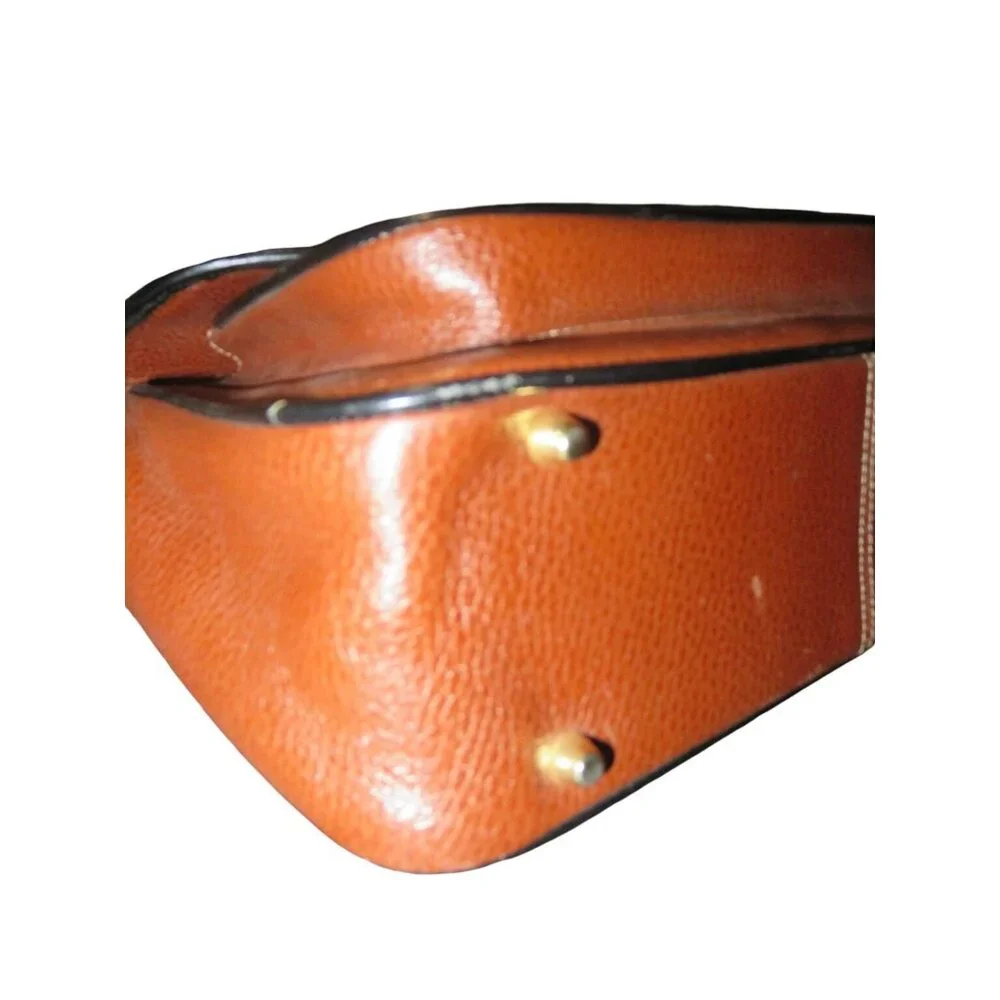 Paola MARROQUINERA Columbian All Weather Pebbled Leather Messenger Hard Satchel